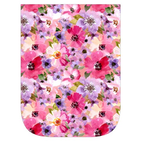 Pattern Seamless Texture Daisies Waist Pouch (Small) from ArtsNow.com Front Pocket