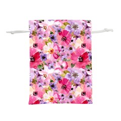 Pattern Seamless Texture Daisies Lightweight Drawstring Pouch (M) from ArtsNow.com Back