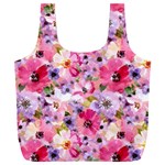 Pattern Seamless Texture Daisies Full Print Recycle Bag (XXL)