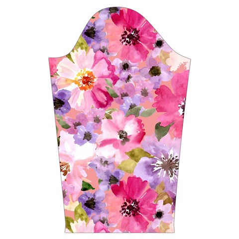 Pattern Seamless Texture Daisies Kids  Long Sleeve Velvet Lounge Robe from ArtsNow.com Sleeve Left