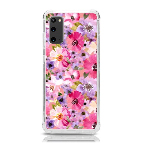 Pattern Seamless Texture Daisies Samsung Galaxy S20 6.2 Inch TPU UV Case from ArtsNow.com Front