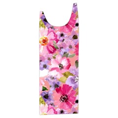 Pattern Seamless Texture Daisies Kids  Stylish Hooded Puffer Vest from ArtsNow.com Front Right Side