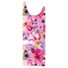 Pattern Seamless Texture Daisies Kids  Stylish Hooded Puffer Vest from ArtsNow.com Front Left Side