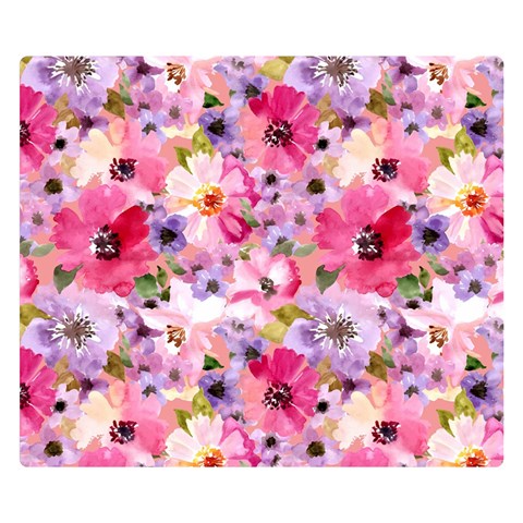 Pattern Seamless Texture Daisies Premium Plush Fleece Blanket (Small) from ArtsNow.com 50 x40  Blanket Front