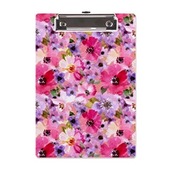 Pattern Seamless Texture Daisies A5 Acrylic Clipboard from ArtsNow.com Front