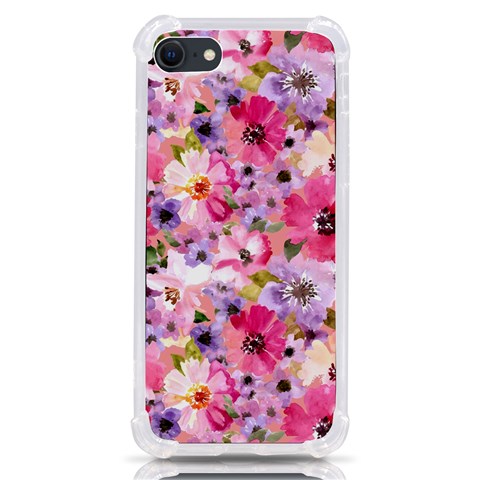 Pattern Seamless Texture Daisies iPhone SE from ArtsNow.com Front