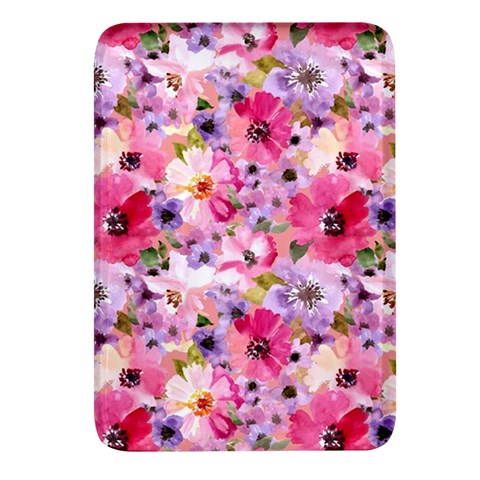 Pattern Seamless Texture Daisies Rectangular Glass Fridge Magnet (4 pack) from ArtsNow.com Front