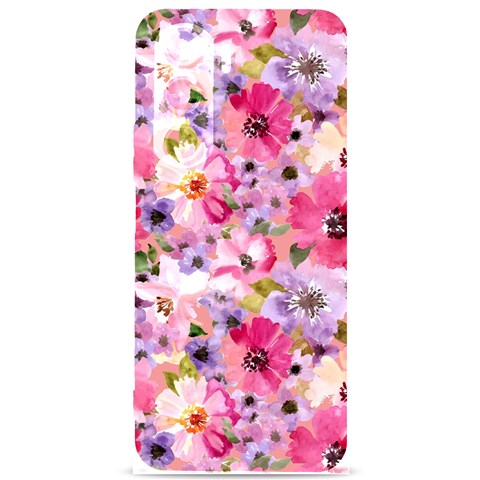 Pattern Seamless Texture Daisies Samsung Galaxy S24 Plus 6.7 Inch Black TPU UV Case from ArtsNow.com Front