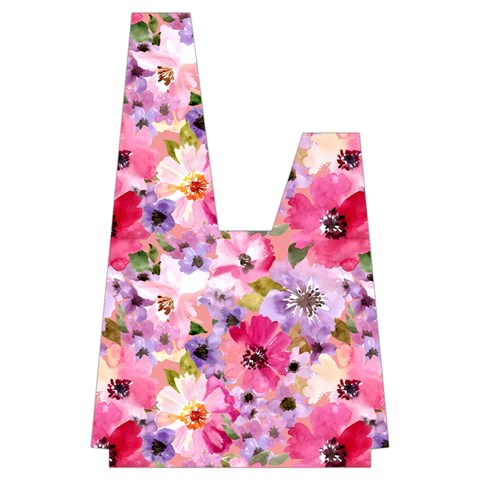 Pattern Seamless Texture Daisies Japanese Wrist Knot Bag from ArtsNow.com Front