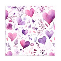 Hearts Love Purple Duvet Cover Double Side (Full/ Double Size) from ArtsNow.com Front