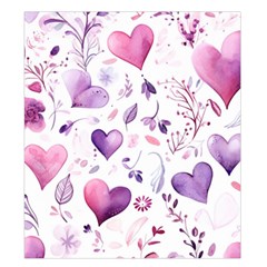 Hearts Love Purple Duvet Cover Double Side (King Size) from ArtsNow.com Front