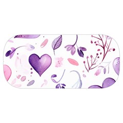 Hearts Love Purple Everyday Shoulder Bag with Pouch Bag from ArtsNow.com Bottom