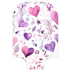 Hearts Love Purple Luggage Cover (Large) from ArtsNow.com Back