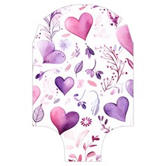 Hearts Love Purple Luggage Cover (Small) from ArtsNow.com Front