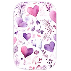 Hearts Love Purple Waist Pouch (Small) from ArtsNow.com Front