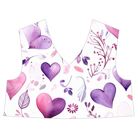 Hearts Love Purple Kids  Midi Sailor Dress from ArtsNow.com Front Top