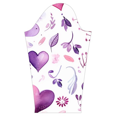 Hearts Love Purple Kids  Midi Sailor Dress from ArtsNow.com Sleeve Right