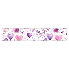 Hearts Love Purple Women s Crop Top Pleated Skater Rave Skirt from ArtsNow.com Waistband