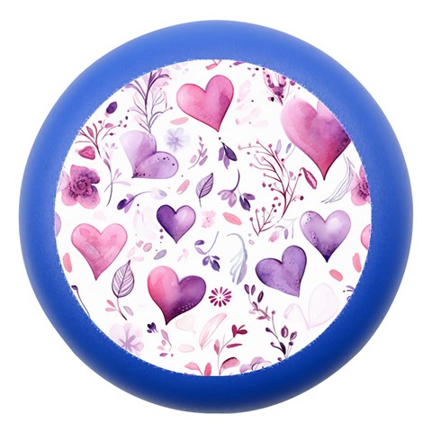 Hearts Love Purple Dento Box with Mirror from ArtsNow.com Front