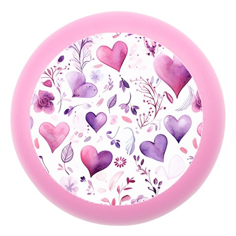 Hearts Love Purple Dento Box with Mirror from ArtsNow.com Front