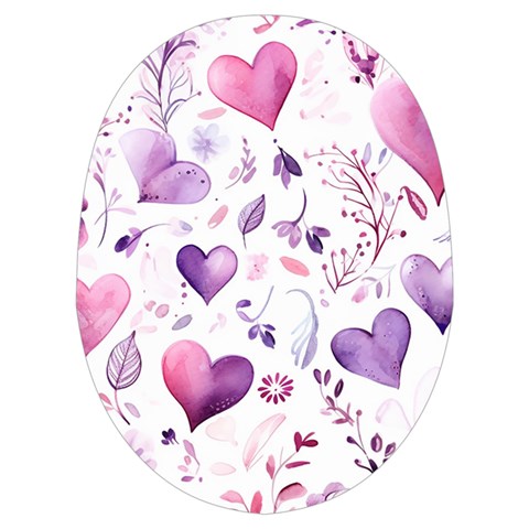 Hearts Love Purple Microwave Oven Glove from ArtsNow.com Palm