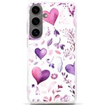 Hearts Love Purple Samsung Galaxy S24 Ultra 6.9 Inch TPU UV Case