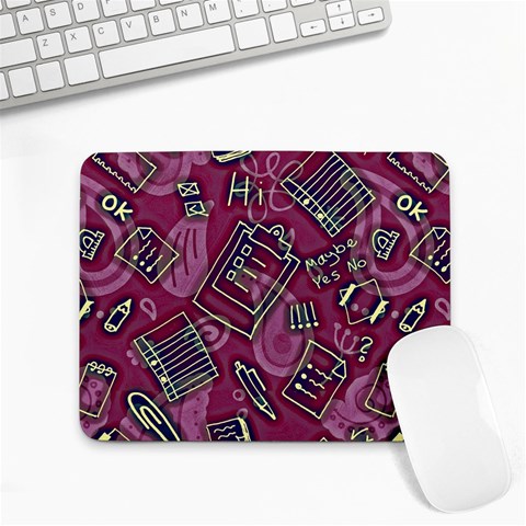 Abstract Art Pattern Design Background Small Mousepad from ArtsNow.com Front