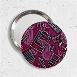 Abstract Art Pattern Design Background 2.25  Handbag Mirrors