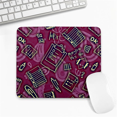 Abstract Art Pattern Design Background Large Mousepad from ArtsNow.com Front