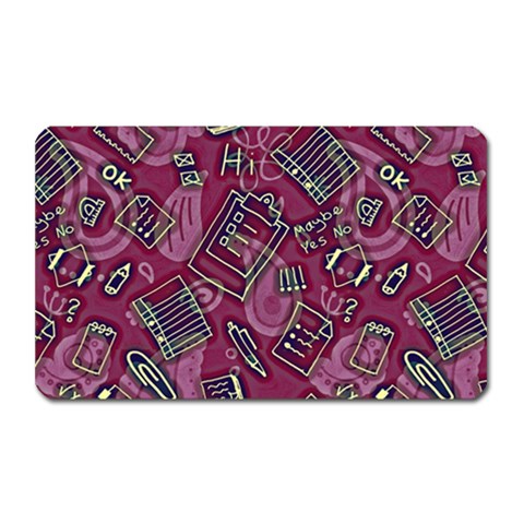 Abstract Art Pattern Design Background Magnet (Rectangular) from ArtsNow.com Front