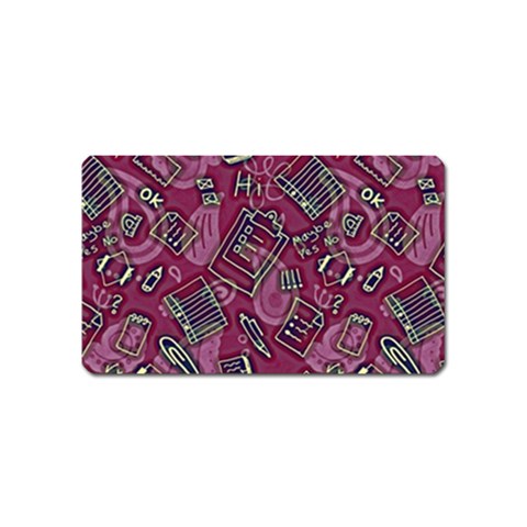 Abstract Art Pattern Design Background Magnet (Name Card) from ArtsNow.com Front