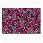 Abstract Art Pattern Design Background Postcards 5  x 7  (Pkg of 10)