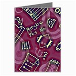 Abstract Art Pattern Design Background Greeting Card