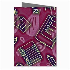 Abstract Art Pattern Design Background Greeting Card from ArtsNow.com Right