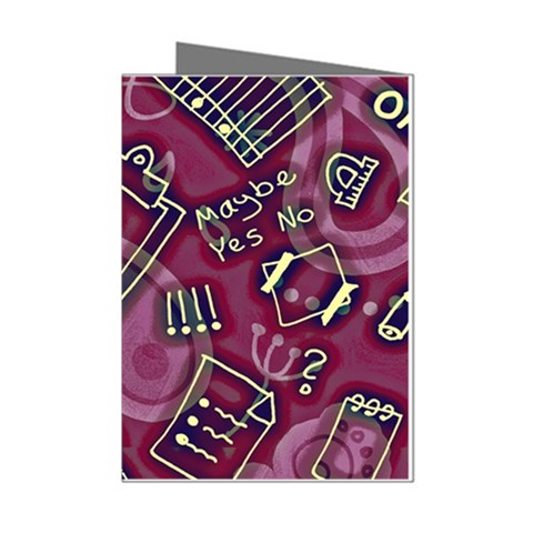 Abstract Art Pattern Design Background Mini Greeting Cards (Pkg of 8) from ArtsNow.com Left