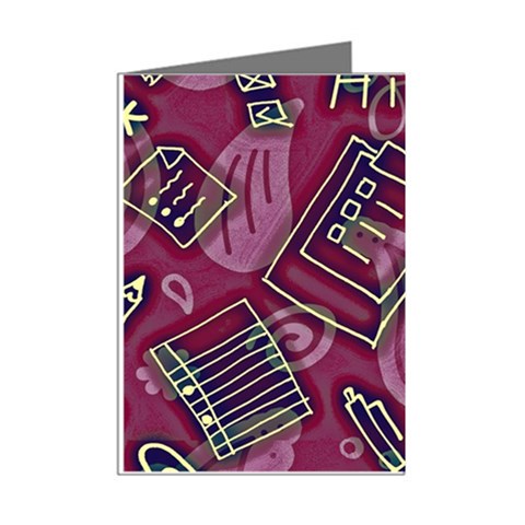 Abstract Art Pattern Design Background Mini Greeting Cards (Pkg of 8) from ArtsNow.com Right