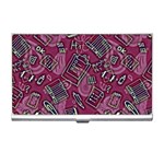 Abstract Art Pattern Design Background Business Card Holder