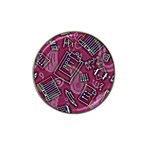 Abstract Art Pattern Design Background Hat Clip Ball Marker