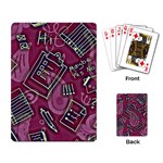 Abstract Art Pattern Design Background Playing Cards Single Design (Rectangle)