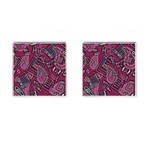 Abstract Art Pattern Design Background Cufflinks (Square)