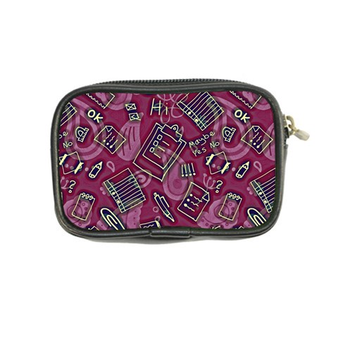 Abstract Art Pattern Design Background Coin Purse from ArtsNow.com Back