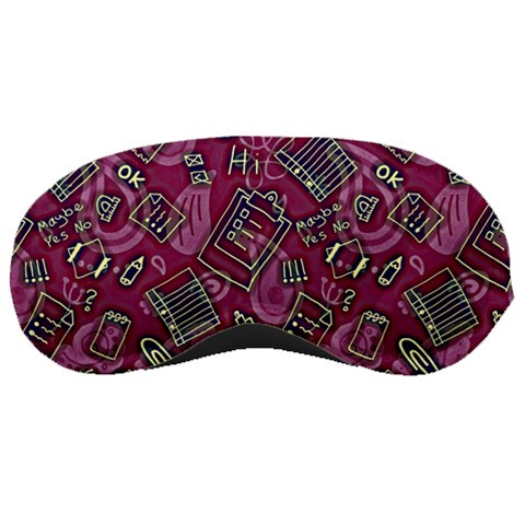 Abstract Art Pattern Design Background Sleep Mask from ArtsNow.com Front