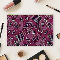 Abstract Art Pattern Design Background Cosmetic Bag (Large) from ArtsNow.com Front