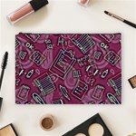 Abstract Art Pattern Design Background Cosmetic Bag (Large)