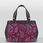 Abstract Art Pattern Design Background Oversize Office Handbag