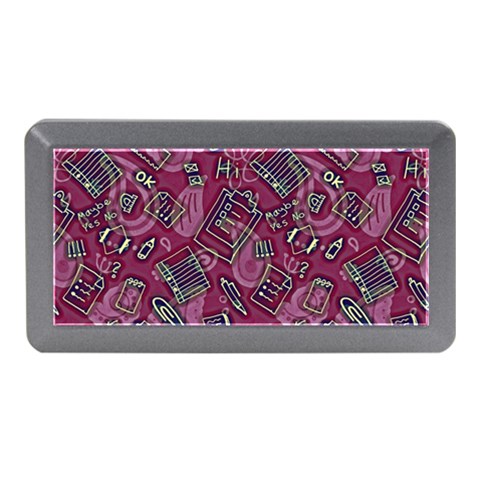 Abstract Art Pattern Design Background Memory Card Reader (Mini) from ArtsNow.com Front