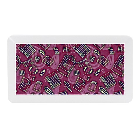 Abstract Art Pattern Design Background Memory Card Reader (Mini) from ArtsNow.com Front