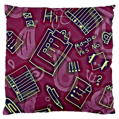 Abstract Art Pattern Design Background Large Cushion Case (One Side) from ArtsNow.com Front