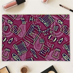 Abstract Art Pattern Design Background Cosmetic Bag (XXL) from ArtsNow.com Front