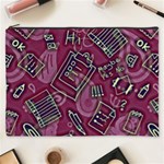 Abstract Art Pattern Design Background Cosmetic Bag (XXXL)